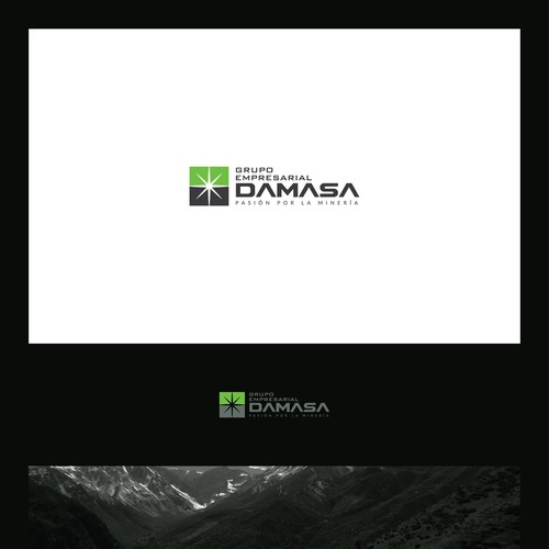 "CREAR UN DISEÑO DE LOGO PARA UN GRUPO EMPRESARIAL DE SERVICIOS MINEROS" ganador Logo y paquete de imagen corporativa por maximage