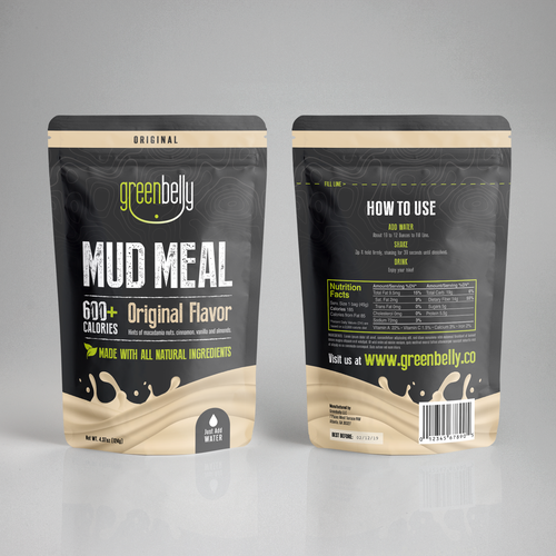 Design our new backpacking food packaging (Greenbelly Meals) Design by BearFace™