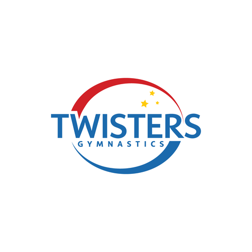 Twister Gymnastics Logo Rebrand - Modern, Exciting, Clean Logo Update for Kids Gymnastics Facility Design by Vinzsign™