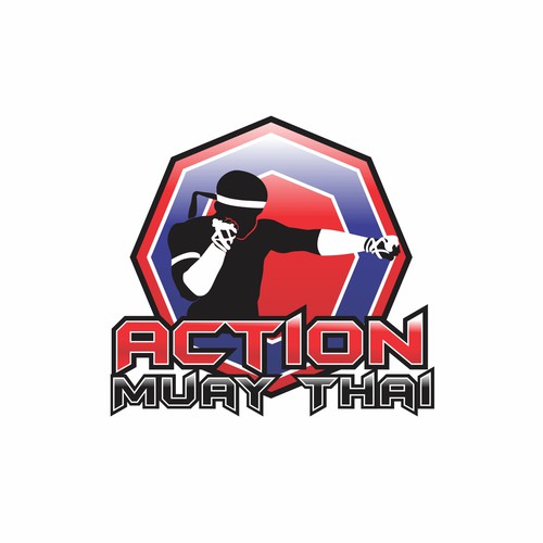 Created an outstanding Thai boxing logo for ActionMuayThai | Logo ...