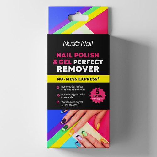 Nutra Nail Gel Remover Design by SRGrafica