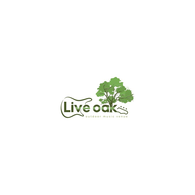 Live Oak Outdoor Music Venue Logo Design Contest