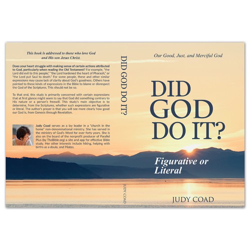 Design book cover and e-book cover  for book showing the goodness of God Design by Retina99