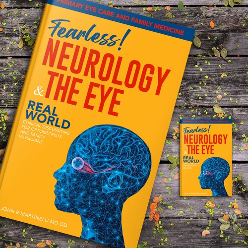 Medical Cover about Neurology & The Eye/Vision in a bold yet engaging style for a new educational series for physicians. Design by Aaniyah.ahmed