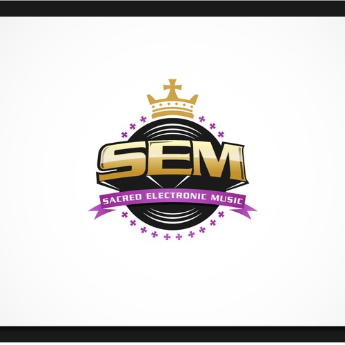 Record Label logo for Sacred Electronic Music (S.E.M.) Ontwerp door RGB Designs