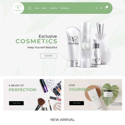 MAAAMAAA Web design contest Design by aarsita