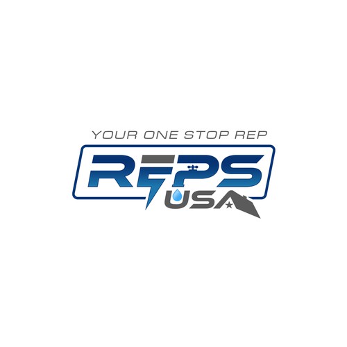 Diseño de Rep's USA Logo de Ekyrt