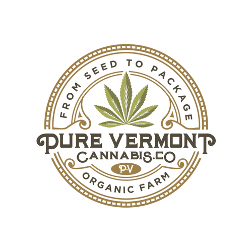 Cannabis Company Logo - Vermont, Organic Design von Jacob Gomes