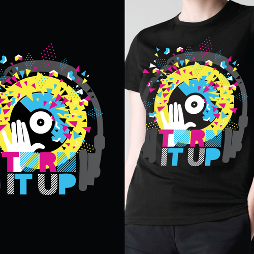 Dance Euphoria need a music related t-shirt design Design by Eday Inc.