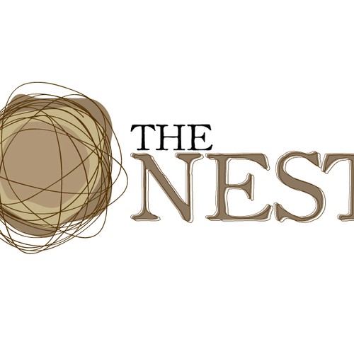 logo for the Nest Design by 5AGDesign