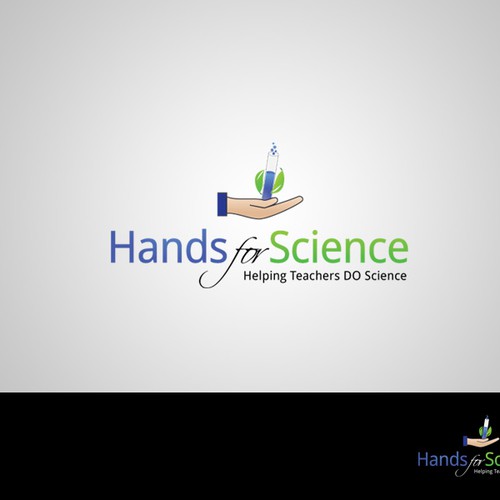 Create the next logo for Hands-for-Science Design by maulinC