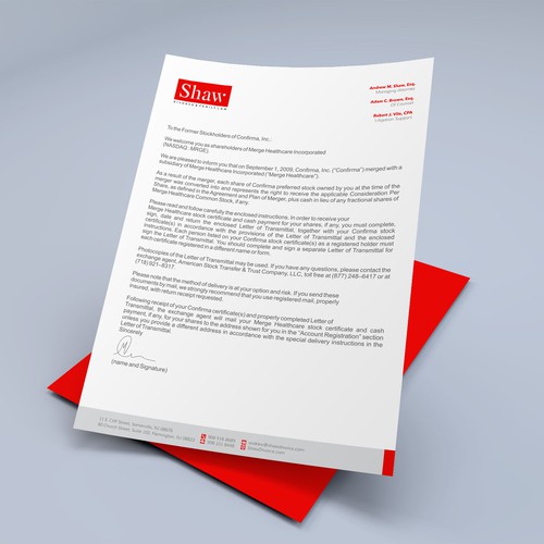 Letterhead for Divorce & Family Law Firm; Modern, Conservative Design Design by Xclusive16