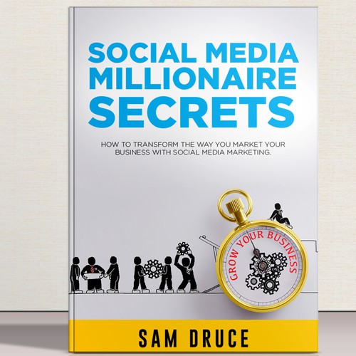 Design A Social Media Marketing Book Cover Being Sent to 500,000 in 10 days! Design by Advento