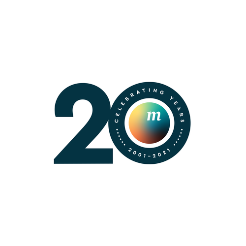 Design a 20 year company logo to celebrate this milestone. Design by Argim