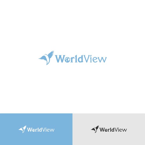 WorldView Magazine Logo Design by Young Creations