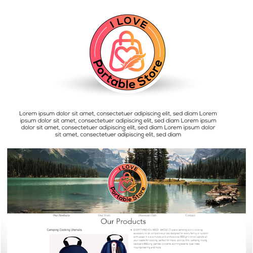 Powerful logo to launch our new brand of portable products! Design by walker design 2