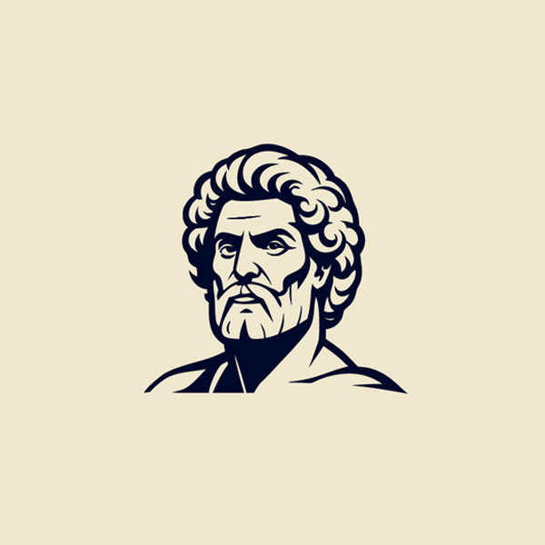 Hand-drawn head of Heracles 