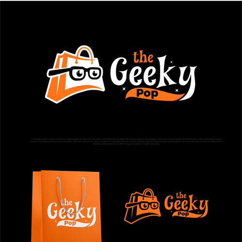 create a modern logo for a geek site Design by DX Raven Design