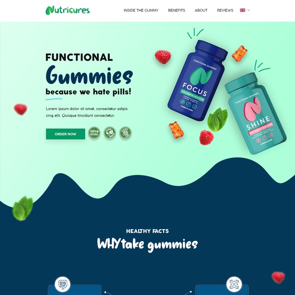 Gummies Shopify Website