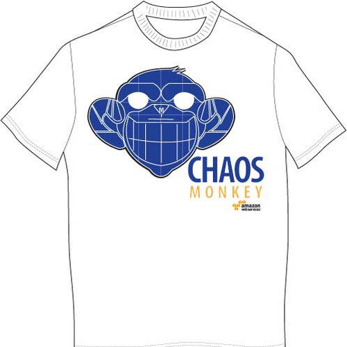 Design the Chaos Monkey T-Shirt Design von Javamelo