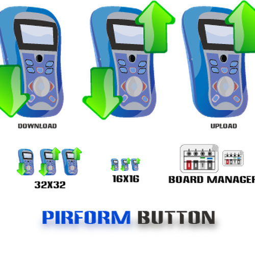 New button or icon wanted for PIRform デザイン by dearHj