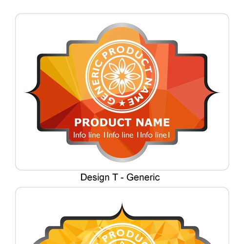 Create product label templates for Avery Diseño de BidHawk