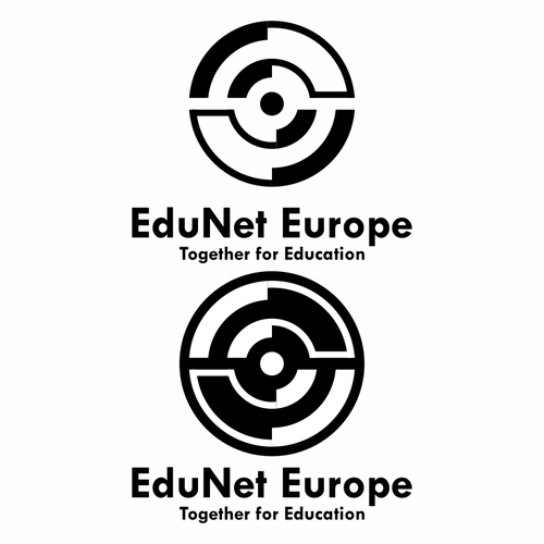 Logo for Education Network: minimalist elements forming a network Design by d'jront