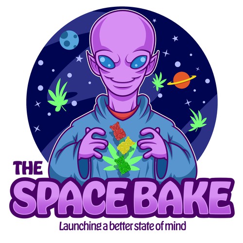 The Space Bake, Exploring different worlds in your mind. Lets Gooooo! Design by CMWDesign