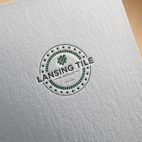 Lansing Tile & Mosaic Logo Update/Refresh for 40th Anniversary Year Design by A29™