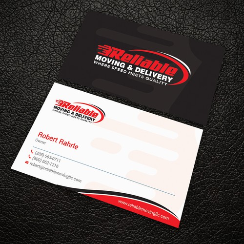 Business Card Design for Moving Company Diseño de ™SF_Design™