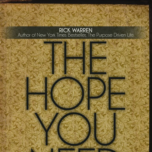 Design Rick Warren's New Book Cover Réalisé par wes siegrist