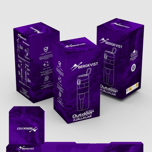 Design di [HOT] - LONG TERM - Packaging Design for Outdoor Water Filter Bottle 500ml di Windmill Designer™