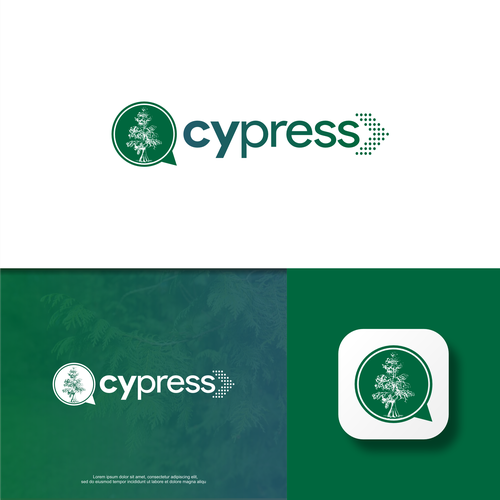 Professional Bald Cypress Tree for New Chatbot Logo Design by Aurévo™