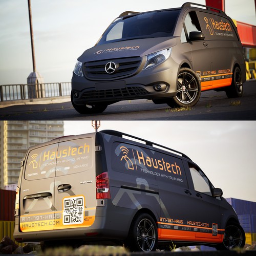 Haustech Mercedes Metris Wrap Design von J.Chaushev