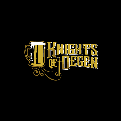 "Knights of Degen" Logo and Branding Design by memindlogo