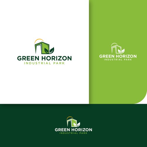 Green Horizon Industrial park Logo Design by AjiCahyaF
