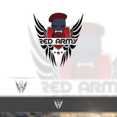 Create a cool, intense, captivating and intimidating logo for a Sports Team - RED ARMY Design by Vítor_Quental™