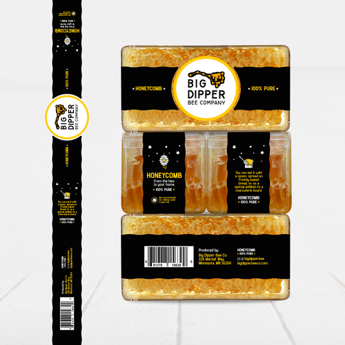 Design a label for my home grown Honey Comb Design by Nat*Design