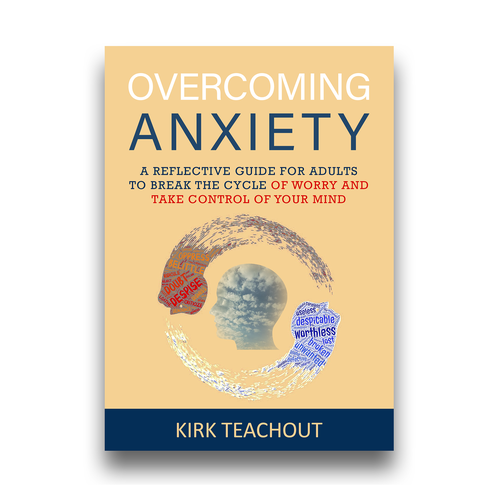 コンペ「Design A Brand Building Book Cover For Overcoming Anxiety」のデザイン by Revive D-signさん 