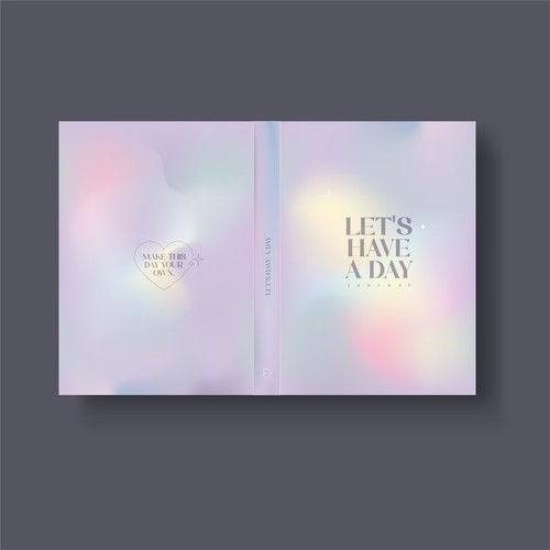 Minimalistic pinterest vibe for a self help journal cover Design by redsonya