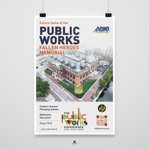 Raise awaress of Public Works and get your designs in the hands of international businesses Design by ADMDesign Studio