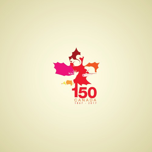 Community contest: Design Canada’s 150th birthday logo! Diseño de Vani Dafa ⭐⭐⭐⭐⭐