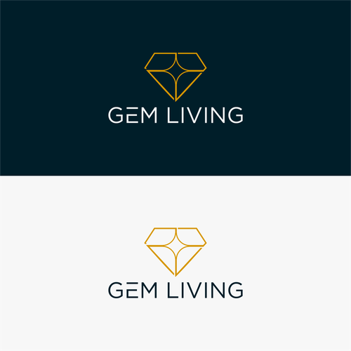 Geometrical, minimalist, modern brand design for Gem Living Design by PIXSIA™