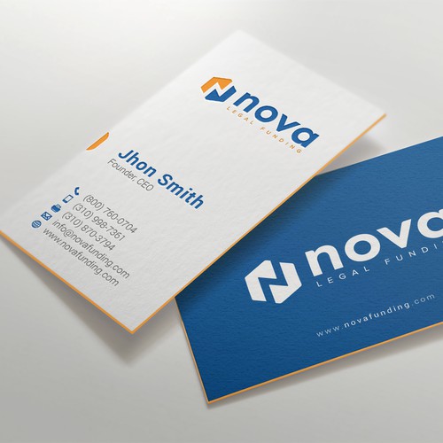 Design a Print Material (Biz Card, Letterhead, Letter) for Legal Funding Company Design by kaylee CK