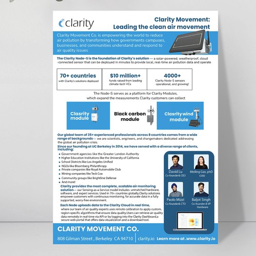 Design one-pager company overview Design von Bahadurk