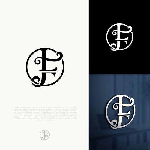 Sophisticated monogram logo design needed Design by LogStar