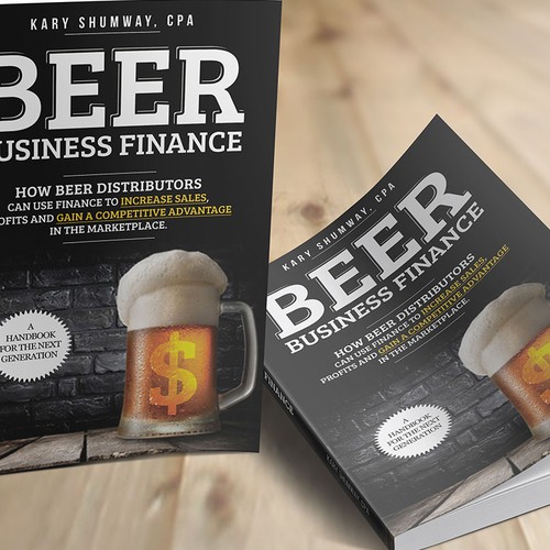 Design an award-winning book cover for the beer business Design by Ciusan