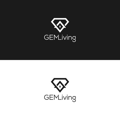 Geometrical, minimalist, modern brand design for Gem Living Design by ArtC4