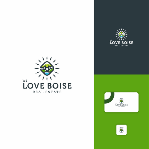 Logo creation capturing quality of life and moving to Boise, ID w/outdoors and downtown components Design by pecellele pencil