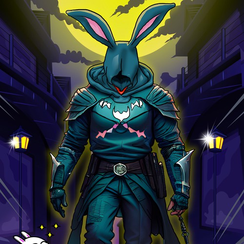 Assassin Rabbit Graphic Design by DesignTrust_28